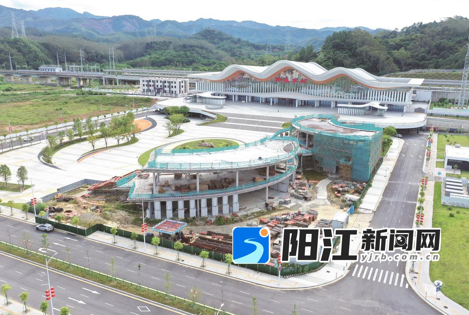 阳春岭南生态康养谷项目加快建设。谭文强 摄
