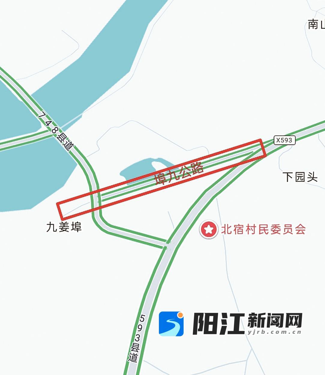 埠九公路遗址示意图。陈计会 制图